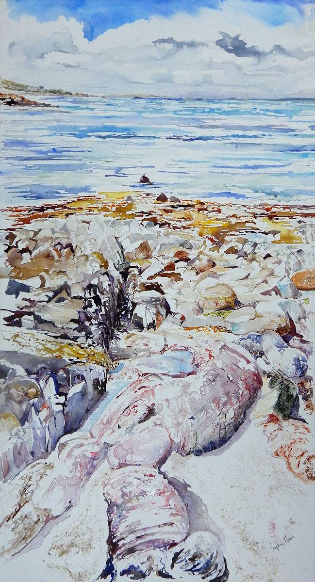 Weathered Rocks, Porthloo, St Mary's, Isles of Scilly by Stephen Morris