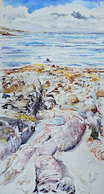 Weathered Rocks, Porthloo, by Stephen F Morris