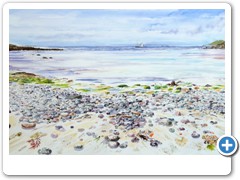 Our Beach (St Marys)
LARGE - 36 inches by 19 inches approximately
 Original painting SOLD