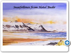 Snæfellsnes from Hotel Búðir (acrylic ink)
Original SOLD
